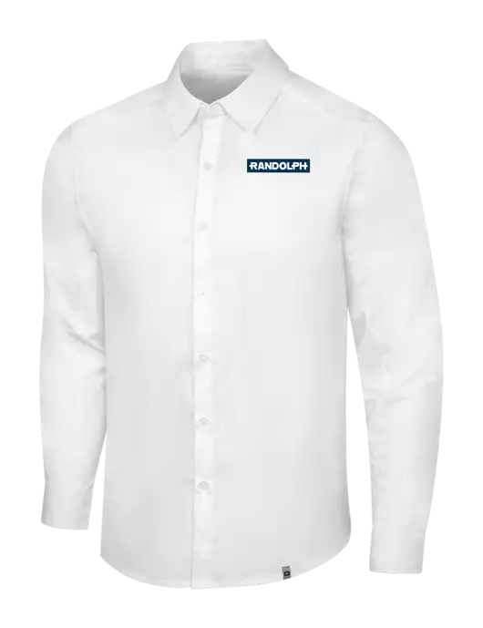 OGIO White Commuter Woven Shirt w/Randolph Embroidered Logo