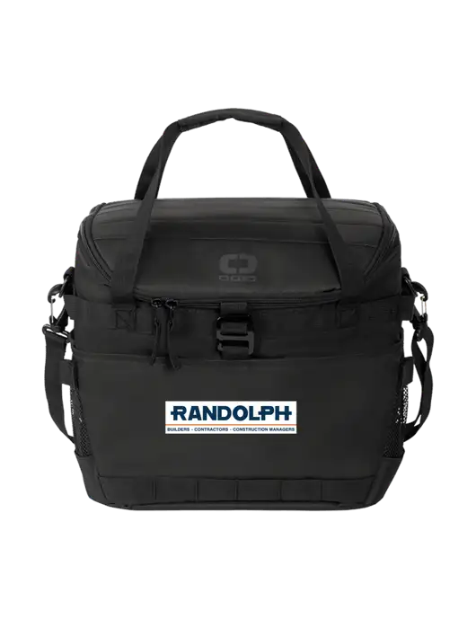 OGIO Black Sprint 24-Pack Cooler w/Randolph Screen Print Logo
