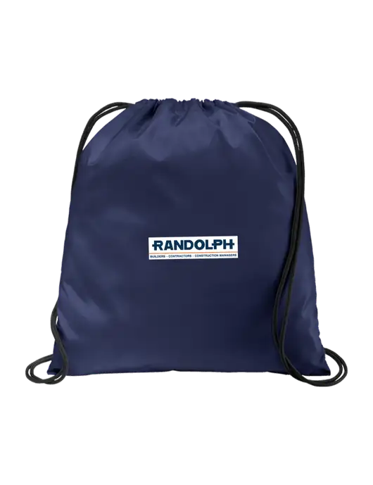 Drawstring  True Navy Cinch Pack w/Randolph Screen Print Logo